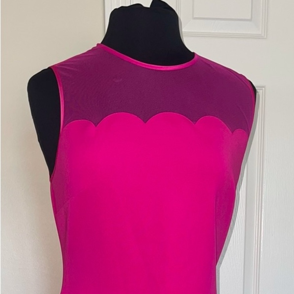 Elegant Pink Sleeveless Dress